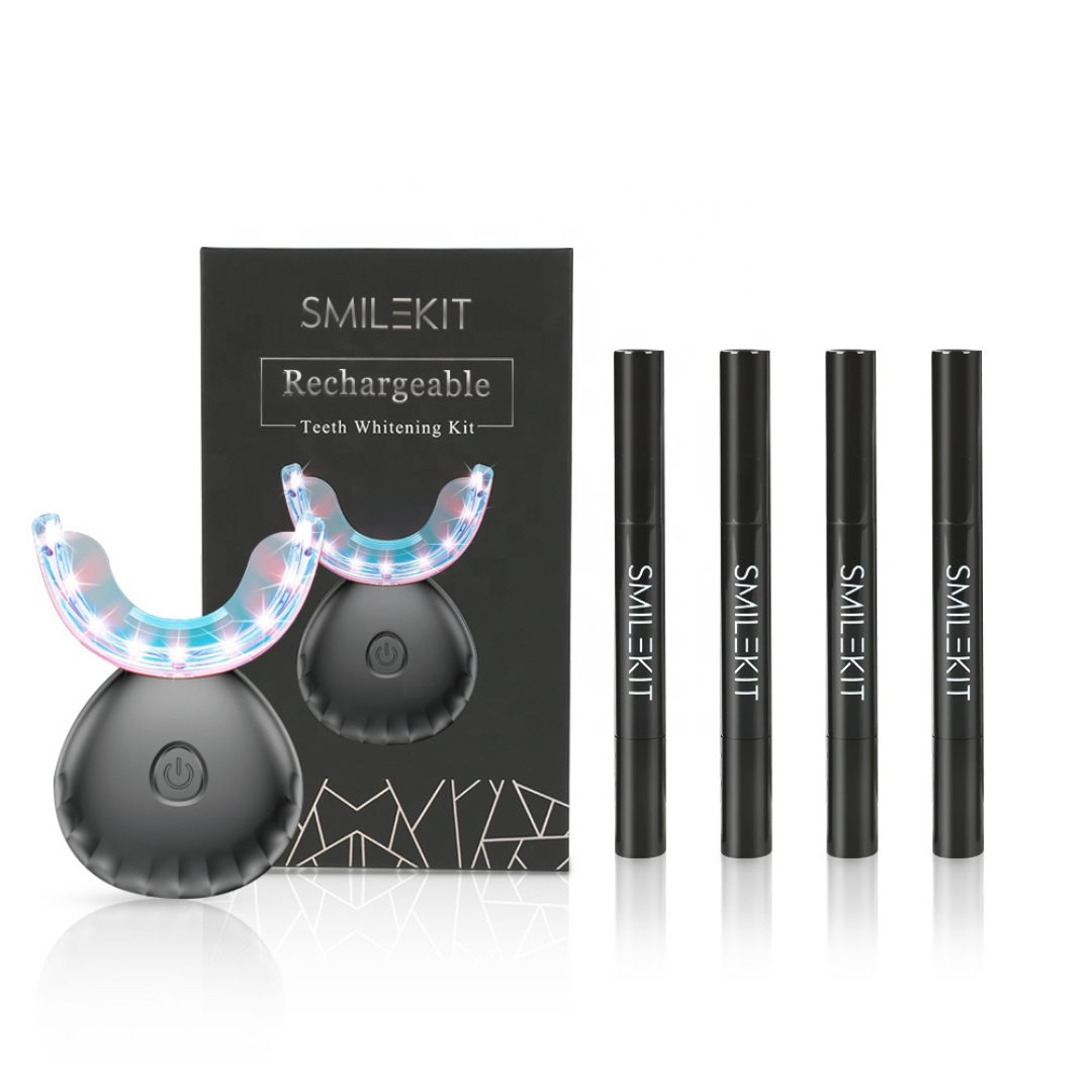 MyCureDerm® OralWhite LED Kit  Sistema de blanqueamiento dental con luz LED – Fórmula suave