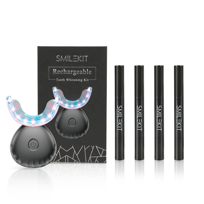 MyCureDerm® OralWhite LED Kit  Sistema de blanqueamiento dental con luz LED – Fórmula suave